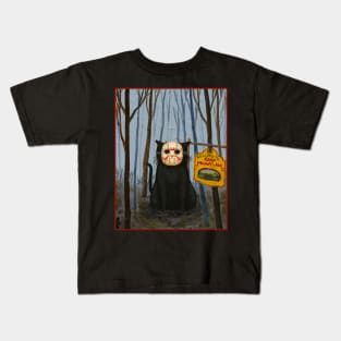 Camp Meowy Lake Kids T-Shirt